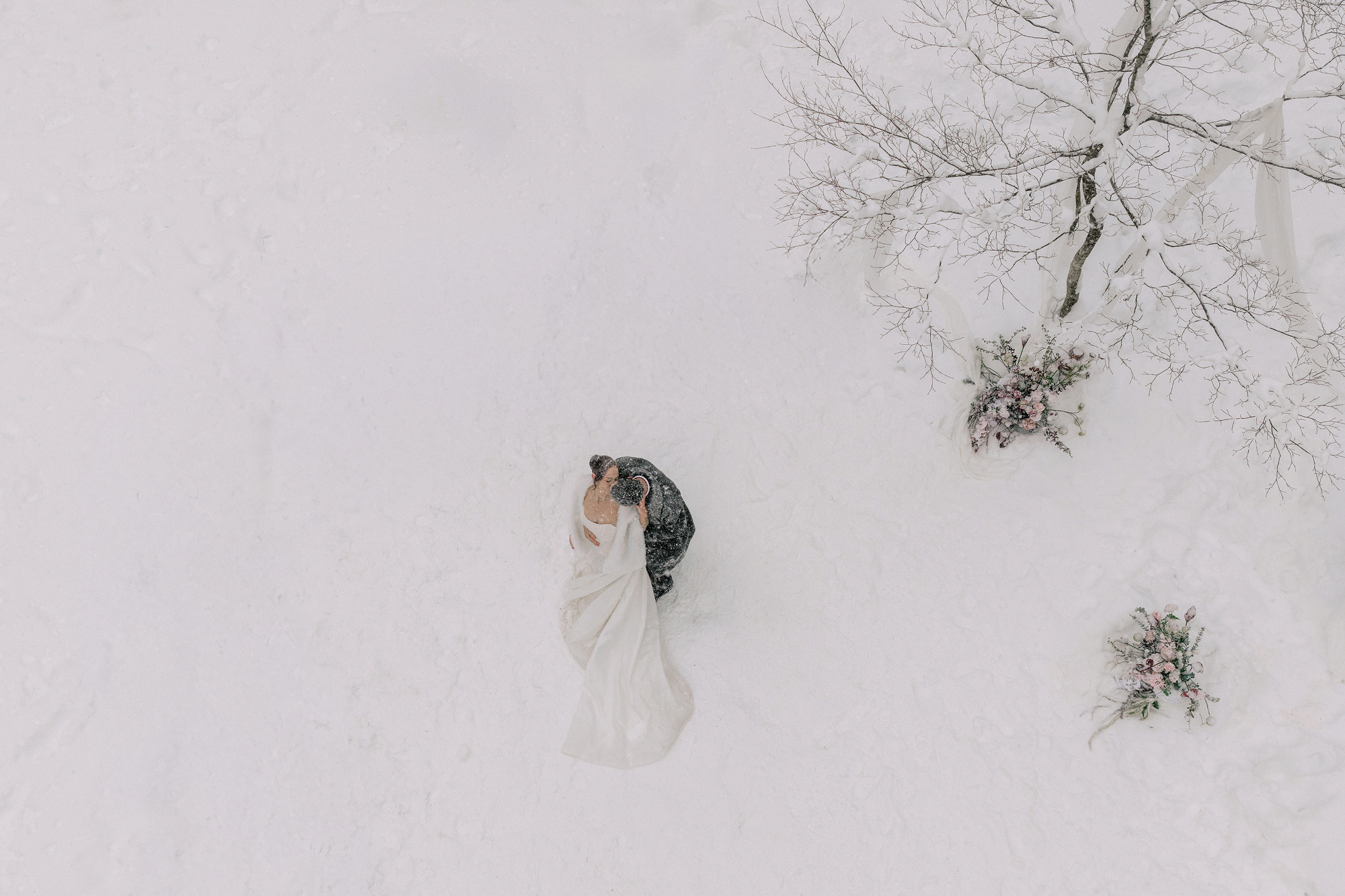 Winter wedding in Hokkaido